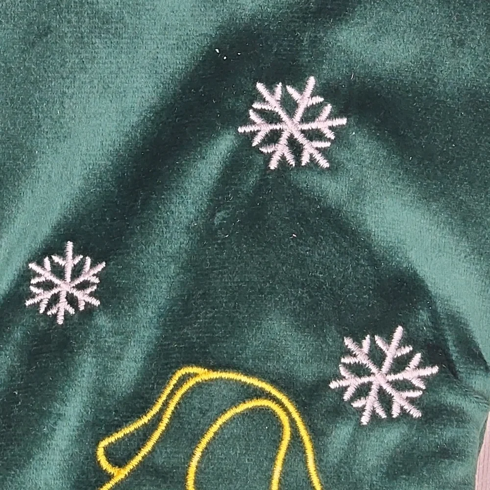 Green Dog Bone Shaped Pet Gift Bag